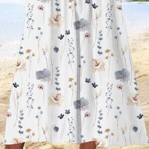 Floral pattern summer dress
